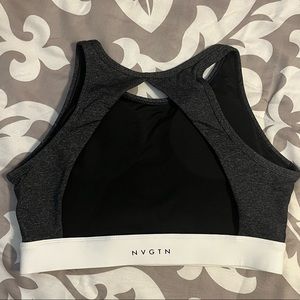 NVGTN charcoal agility bra. Size MEDIUM.